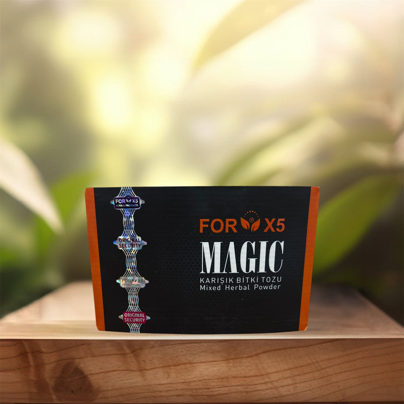 FORX5 Magic Mix natural mass gainer milk powder close up packaging